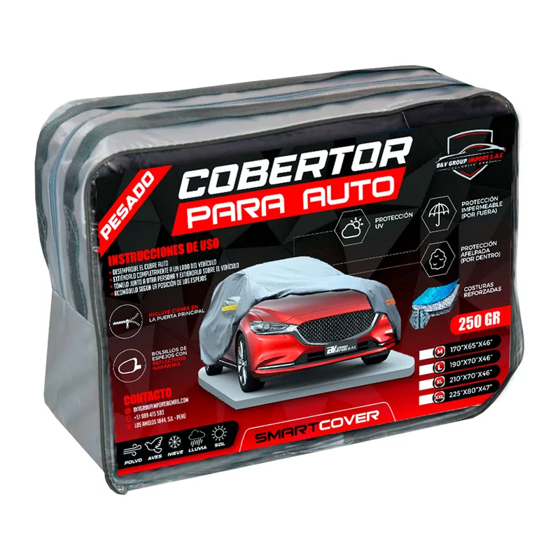 GENERICO - COBERTOR DE AUTO TALLA XL 250 G