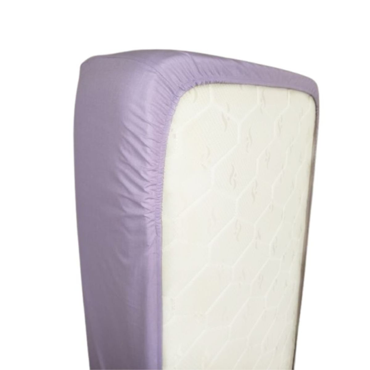 GENERICO - Sabanas Bajera - Ajustable  de Cuna-Lila- pack 2 (UND)