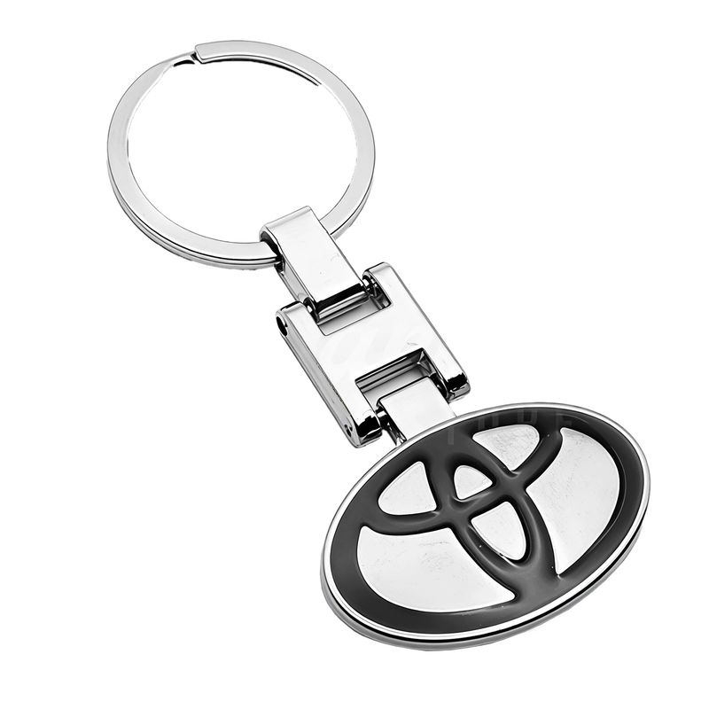 GENERICO - LLAVERO METALICO TOYOTA NEGRO