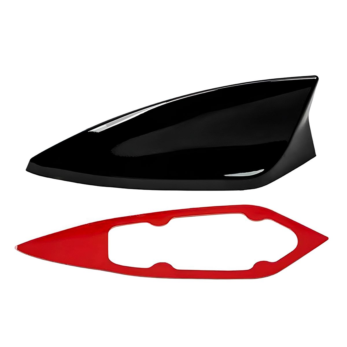 GENERICO - ANTENA DE TIBURON COLOR NEGRO