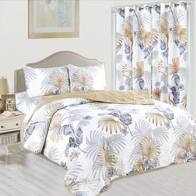 GENERICO - CUBRECAMA DE VERANO 7 PIEZAS 2 PLAZAS