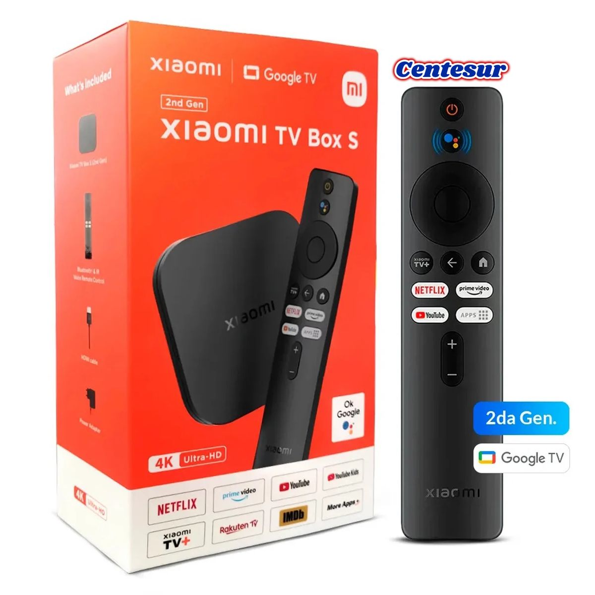 XIAOMI - STREAMING XIAOMI TV BOX 2DA GEN CENTESUR
