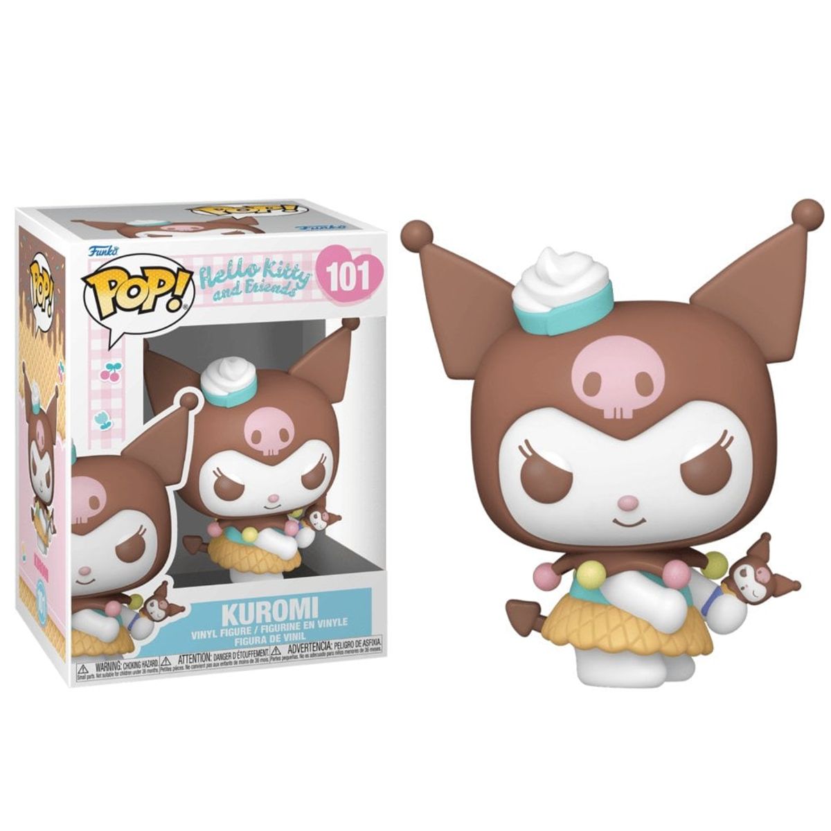 FUNKO - Funko Pop Sanrio Hello Kitty - Kuromi with Ice Cream