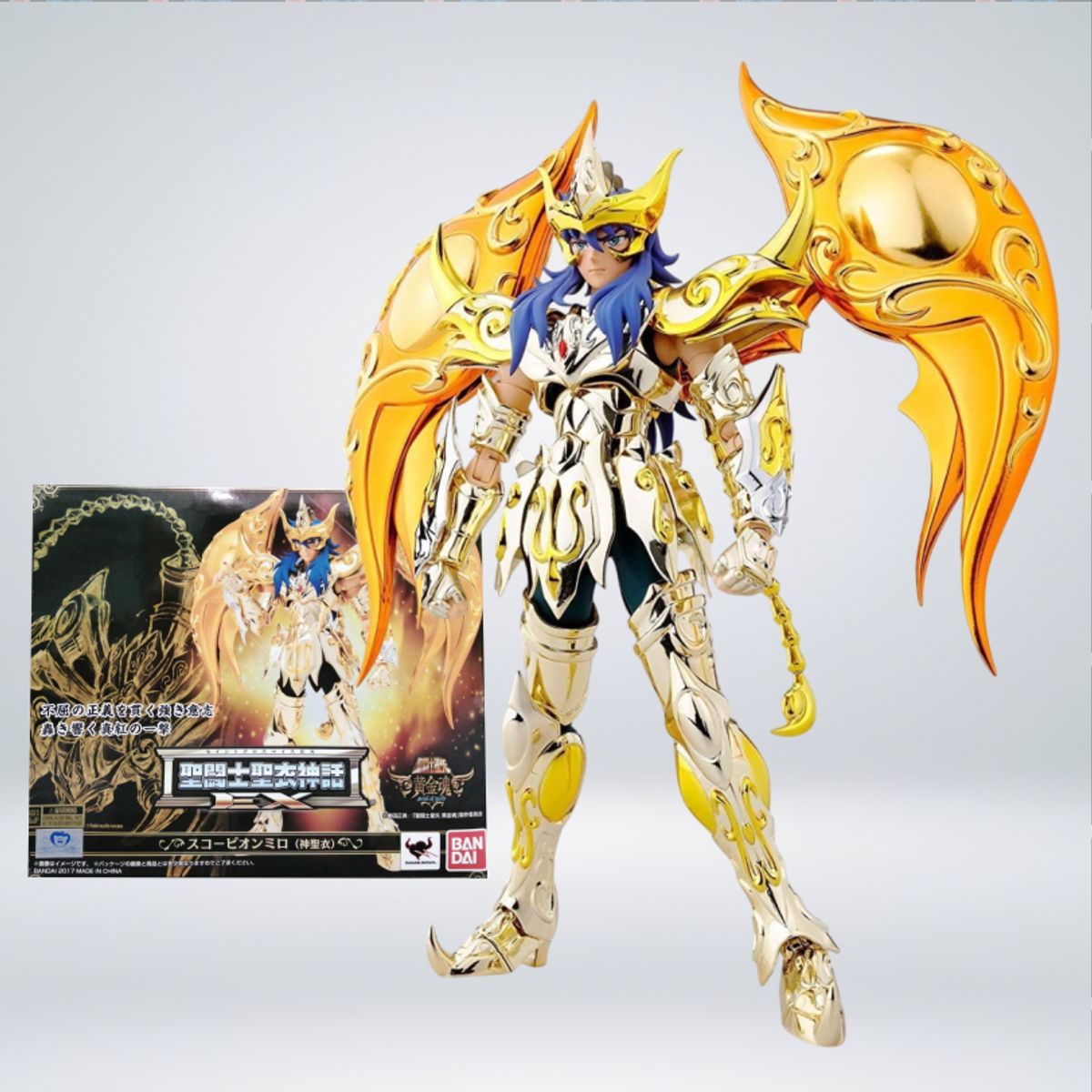 BANDAI - FIGURA CLOTH MYTH CLOTH EX ESCORPIO MILO - SEINT SEIYA