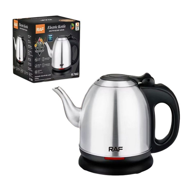 OEM - Hervidor De Agua Elétrico 1200mL 1350W Retro De Acero Inoxidable