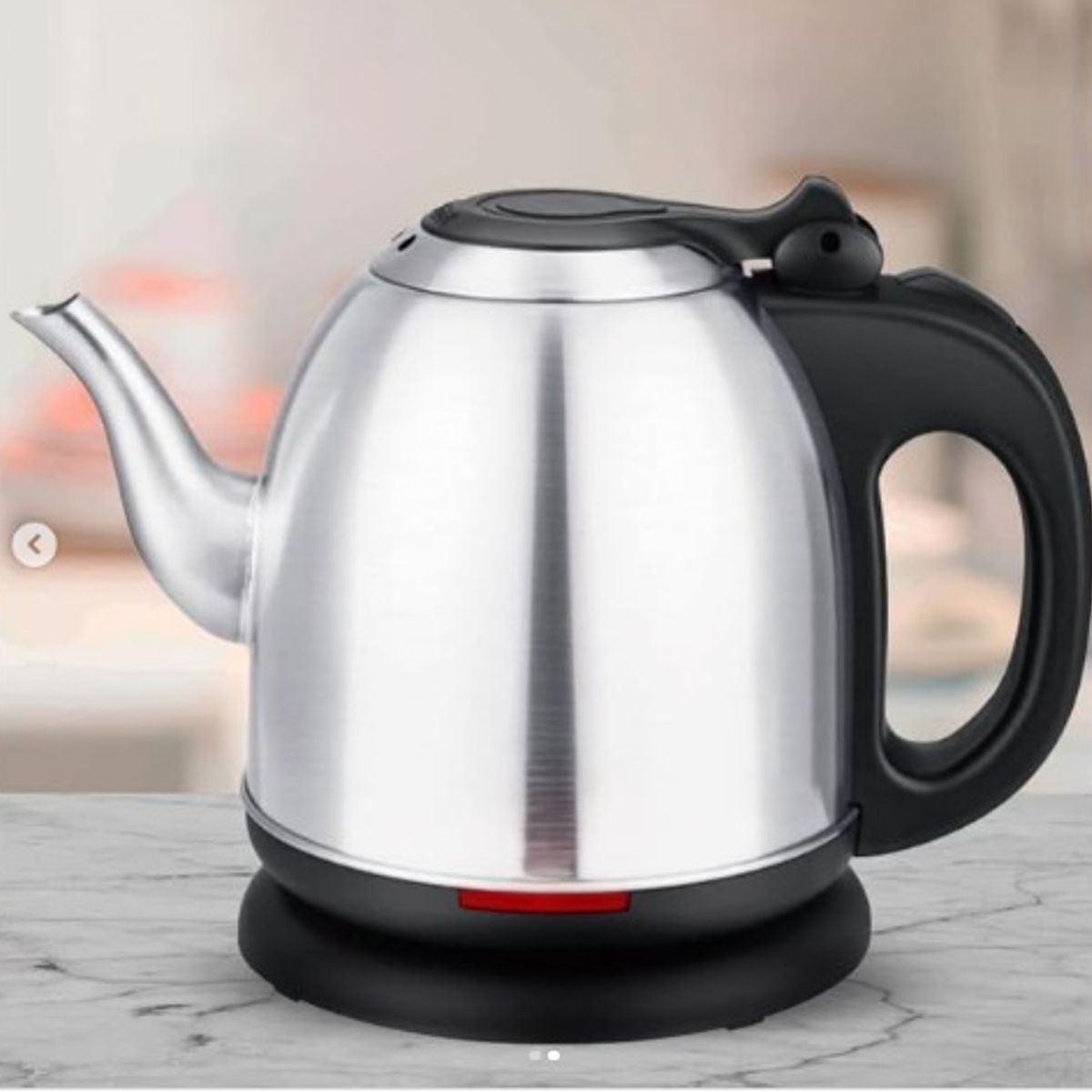 OEM - Hervidor De Agua Elétrico 1200mL 1350W Retro De Acero Inoxidable