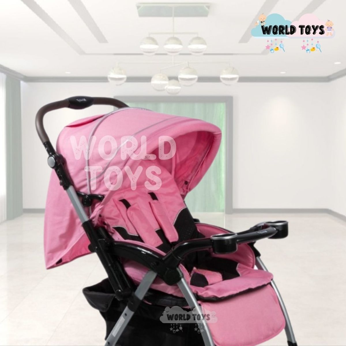 BABY - Coche Cuna De Lujo «YODIE» Pink