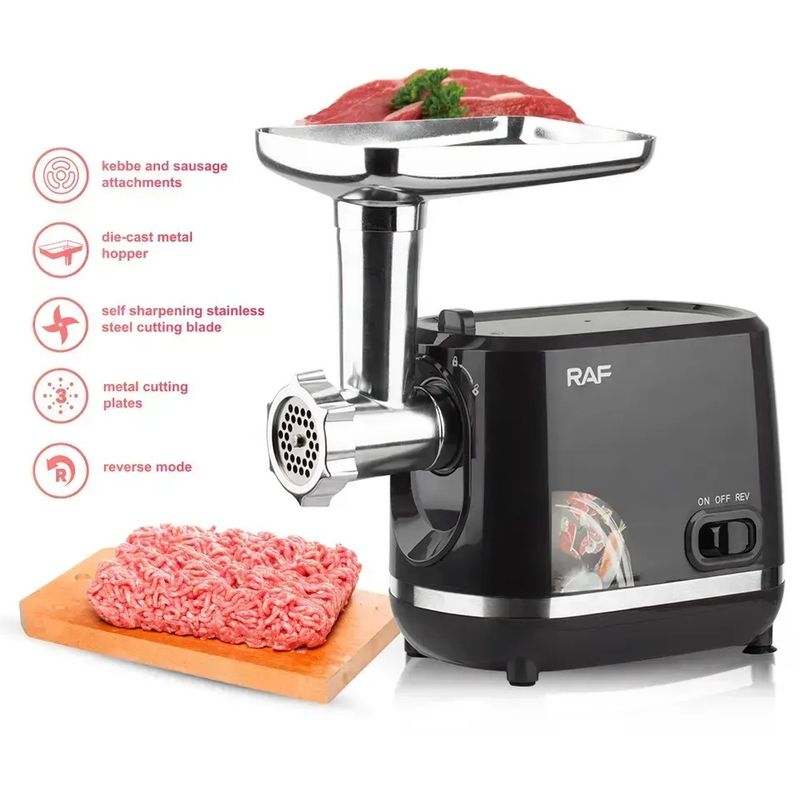 OEM - Moledora de Carne Maquina Picadora Eléctrica Moledor RAF R3395