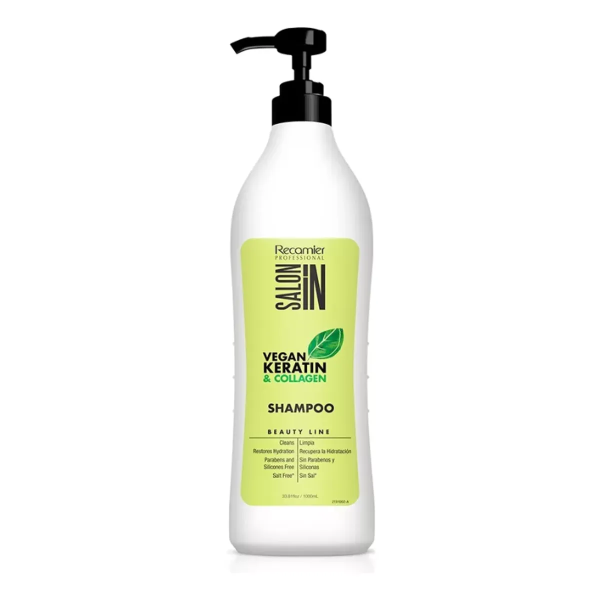 SALON IN - SALON IN Vegan Keratin - Shampoo1L + Acondicionador1L +Mascarilla500ML
