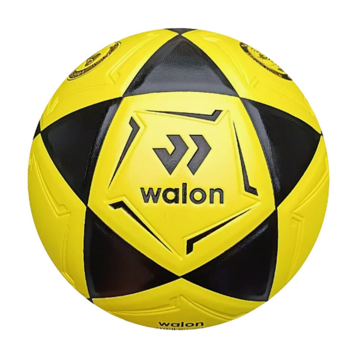 WALON - Pelota de Futbol Walon # 5 - PU amarillo/negro