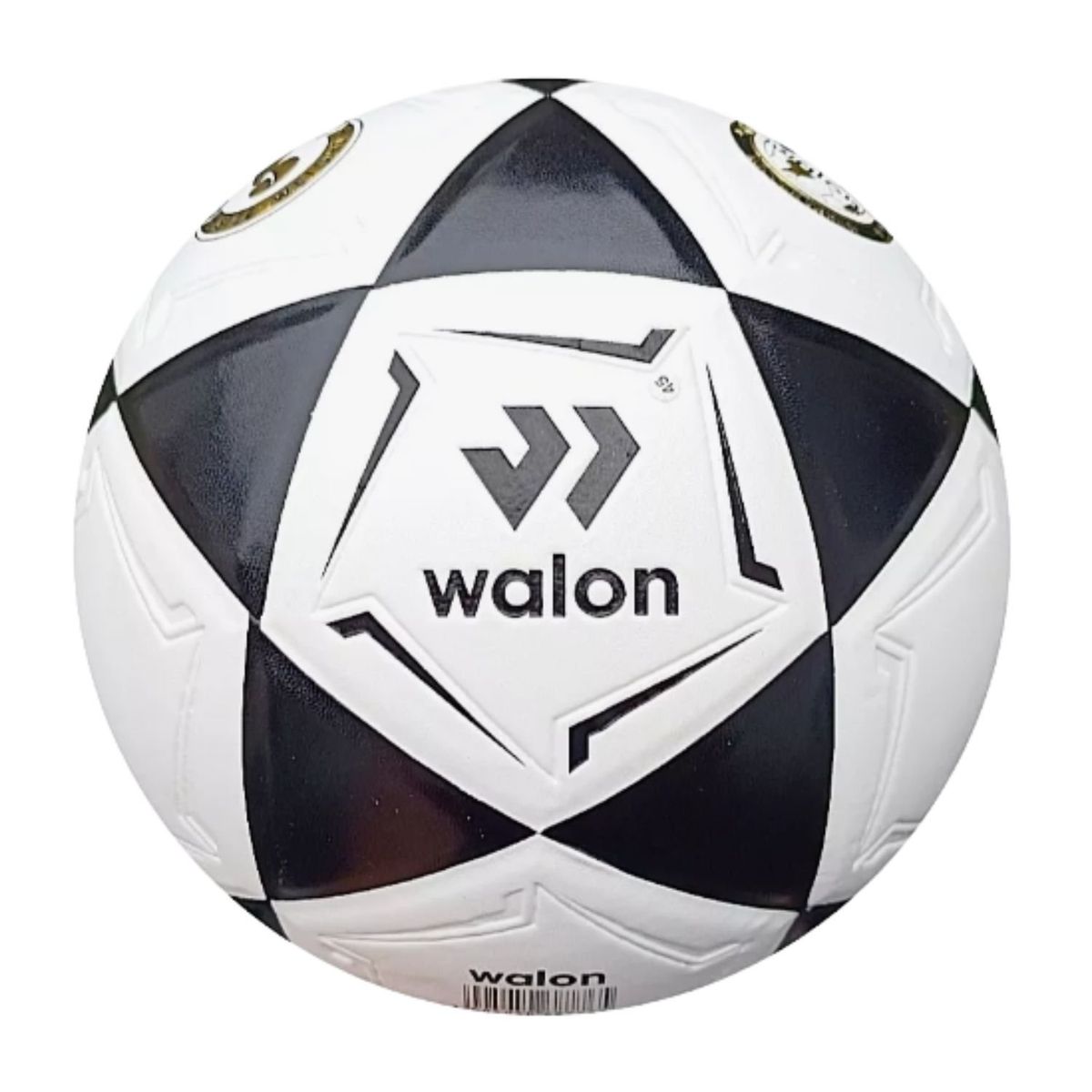 WALON - Pelota de Futbol Walon # 5 - PU Blanco/negro