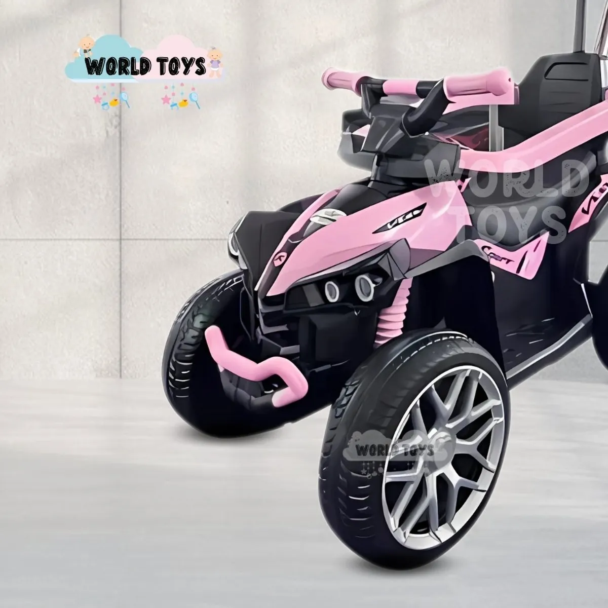 JEEP - Correpasillo Guiador JEEP «ATV BUGGIE» Pink