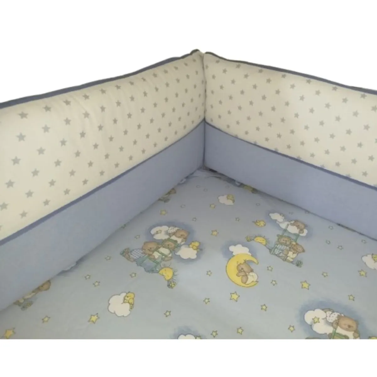 GENERICO - Protectores Laterales Parachoques de Cuna Diseño Osito