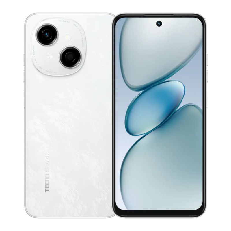 TECNO MOBILE - TECNO SPARK GO 1 - 64GB/3+3RAM GLITTERY WHITE  REGISTRADO