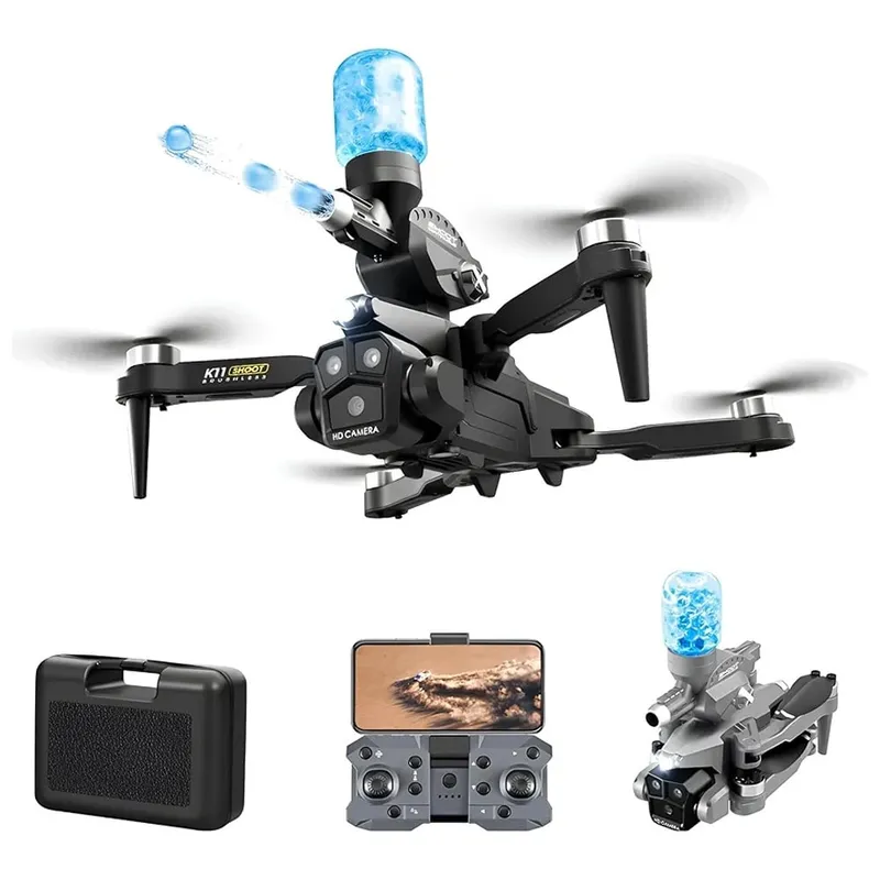 OEM - Drone K11 Shoot con Con Lanzador De Bolas De Hidrogel