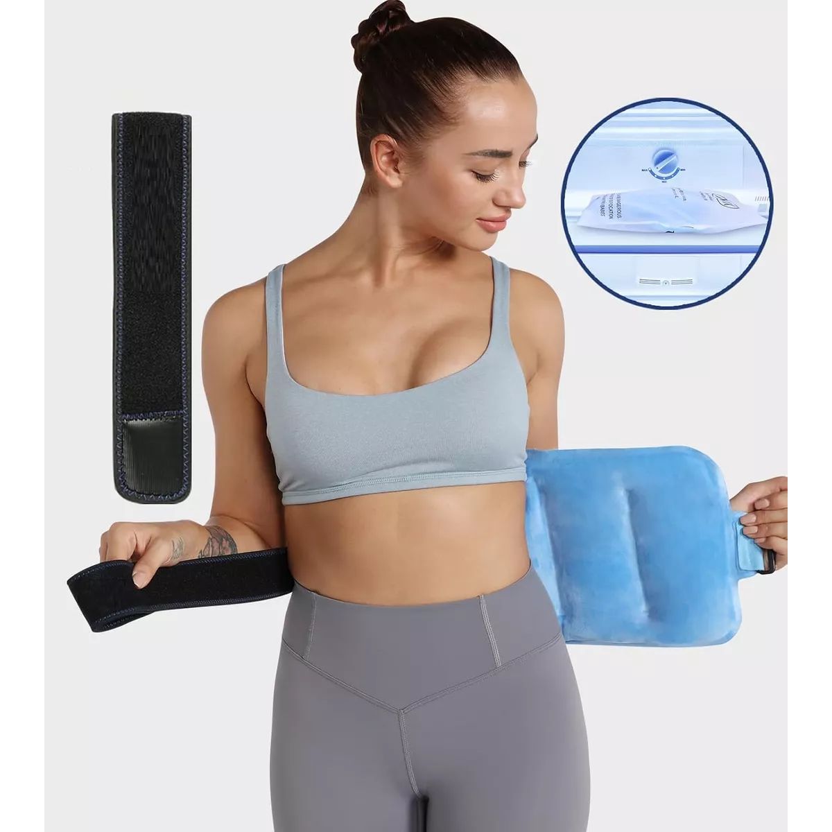 PERUMASSAGE - Compresa Lumbar con Gel Anticongelante Alivio del Dolor Muscular y Articular