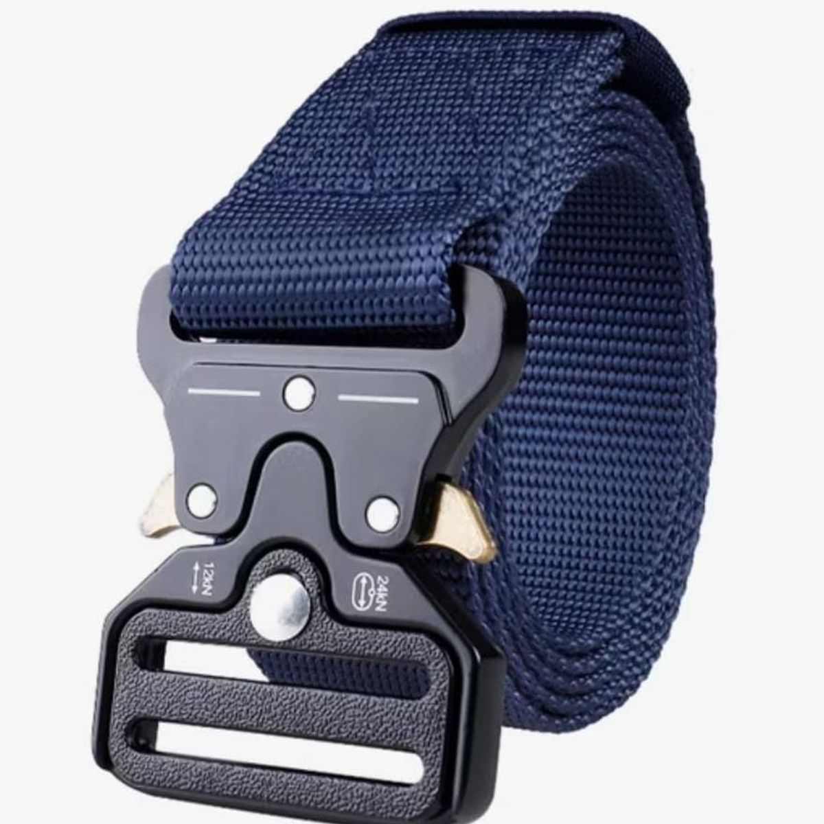 GENERICO - CINTURON TACTICO MILITAR   AZUL DE LIBERACION RAPIDA