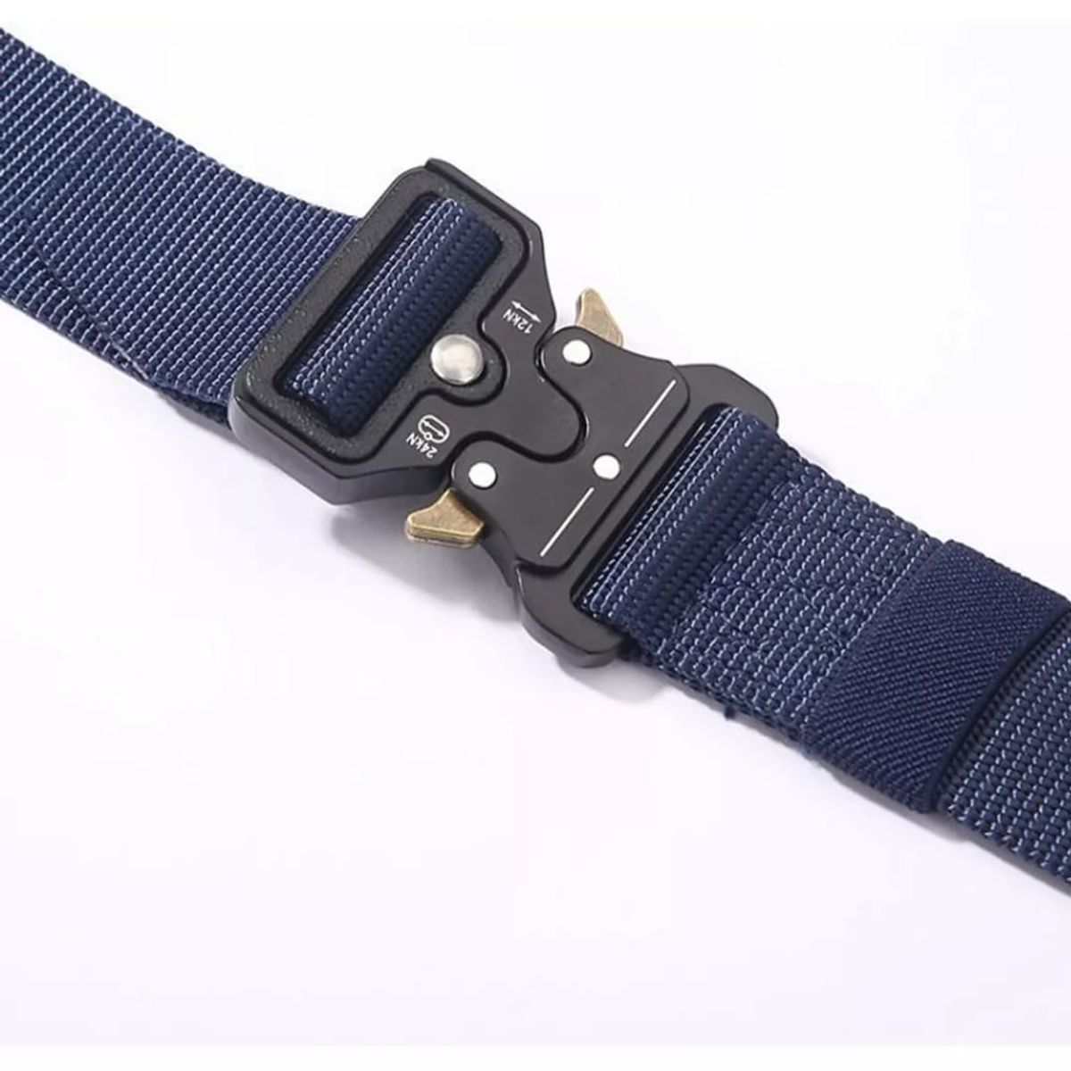 GENERICO - CINTURON TACTICO MILITAR   AZUL DE LIBERACION RAPIDA