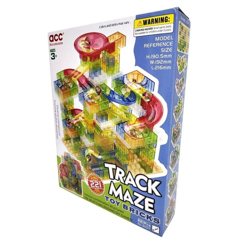 GENERICO - Juego Track Maze De 221 Piezas