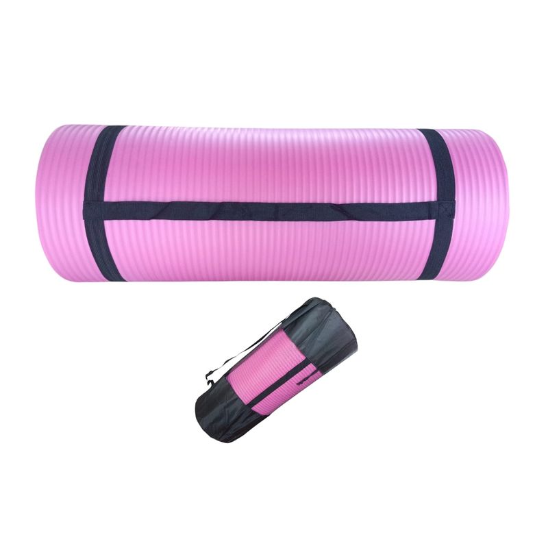 GENERICO - Mat de yoga 20 mm esterilla colchoneta PINK