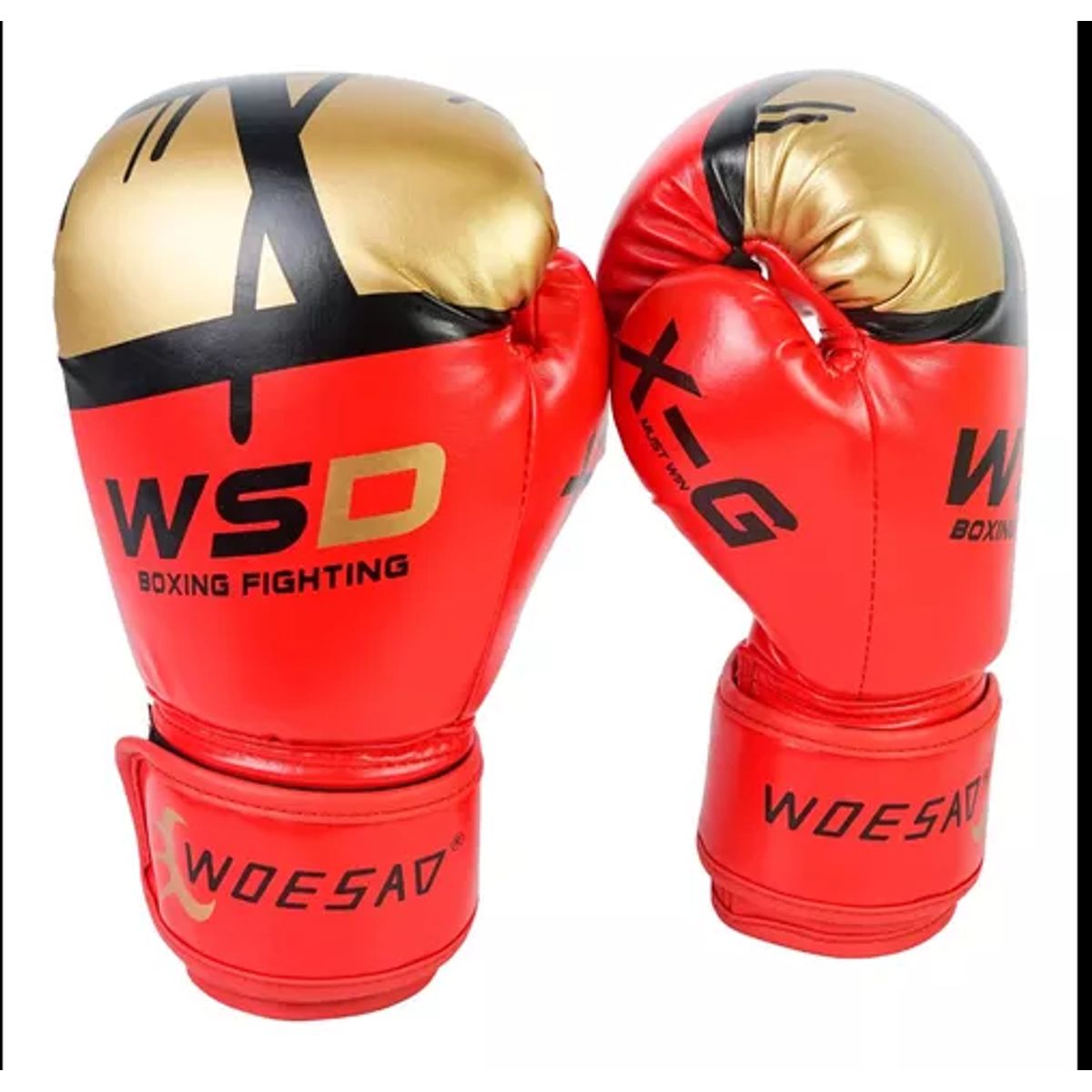 GENERICO - Guante De Box Profesional 12 Onzas WSD rojo Fitness