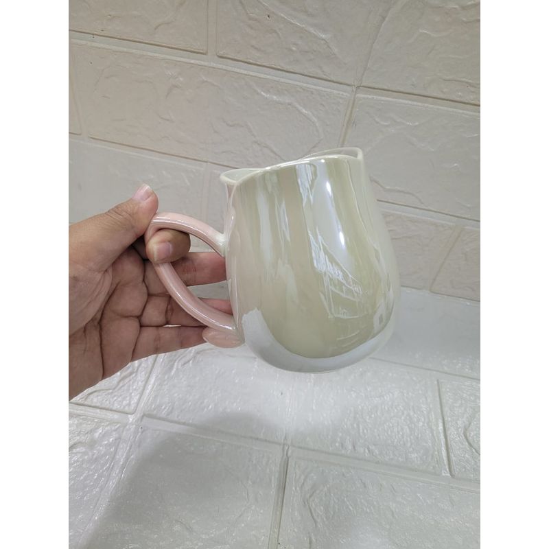 GENERICO - TAZA TULIPAN CREMA PERLADO