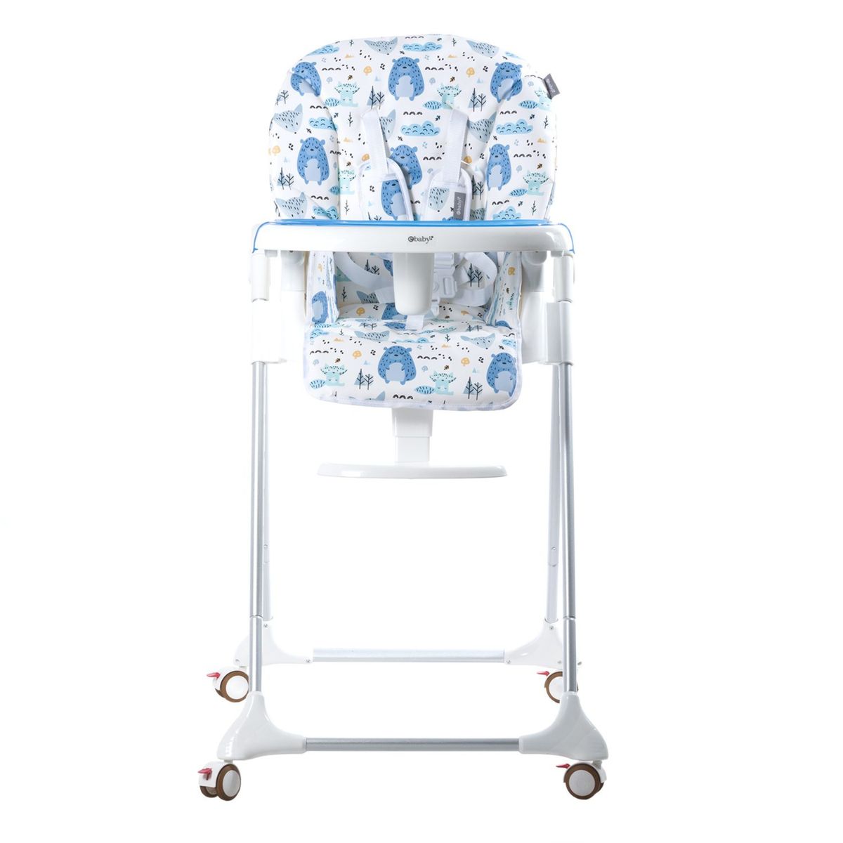 EBABY - Silla de comer plegable Harriet Bosque Azul
