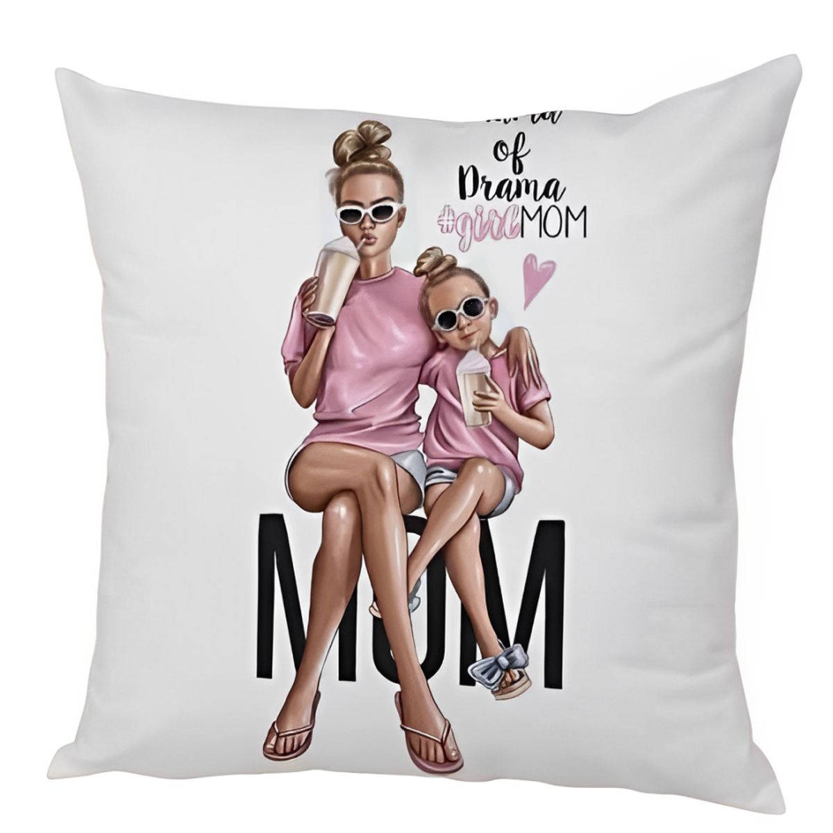 GENERICO - Cojín Diseño Dia de la madre 1  - Blanco