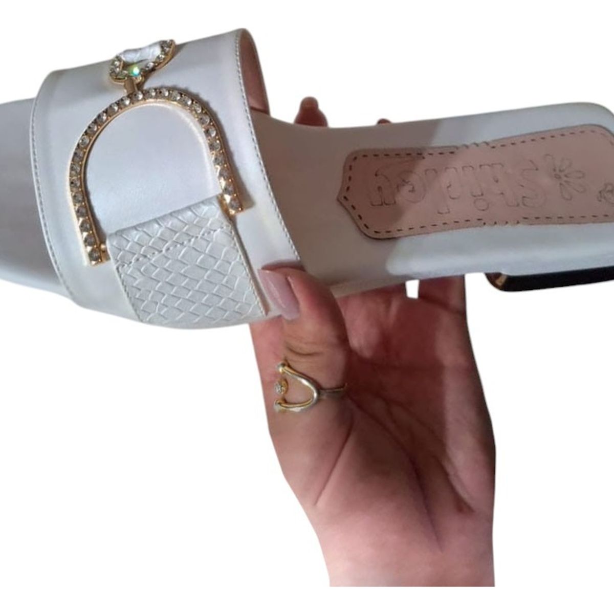 GENERICO - Sandalia Mujer Elegancia Alada 1177-40 Color Blanco