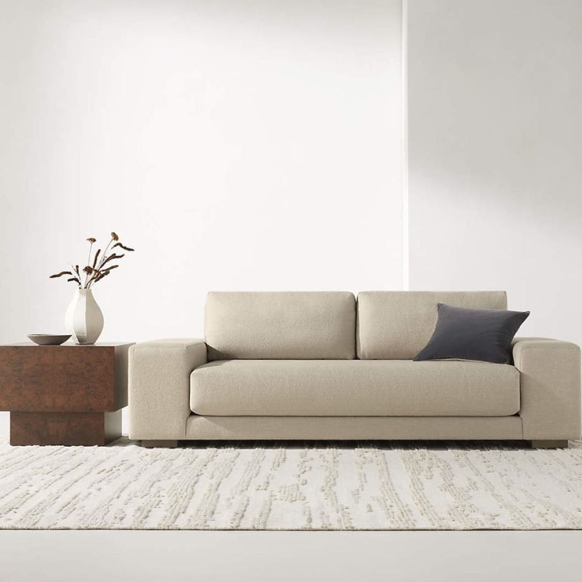 ARTSOFA - Sofá Nórdico Oslo 3 beige oscuro Plazas Aurora