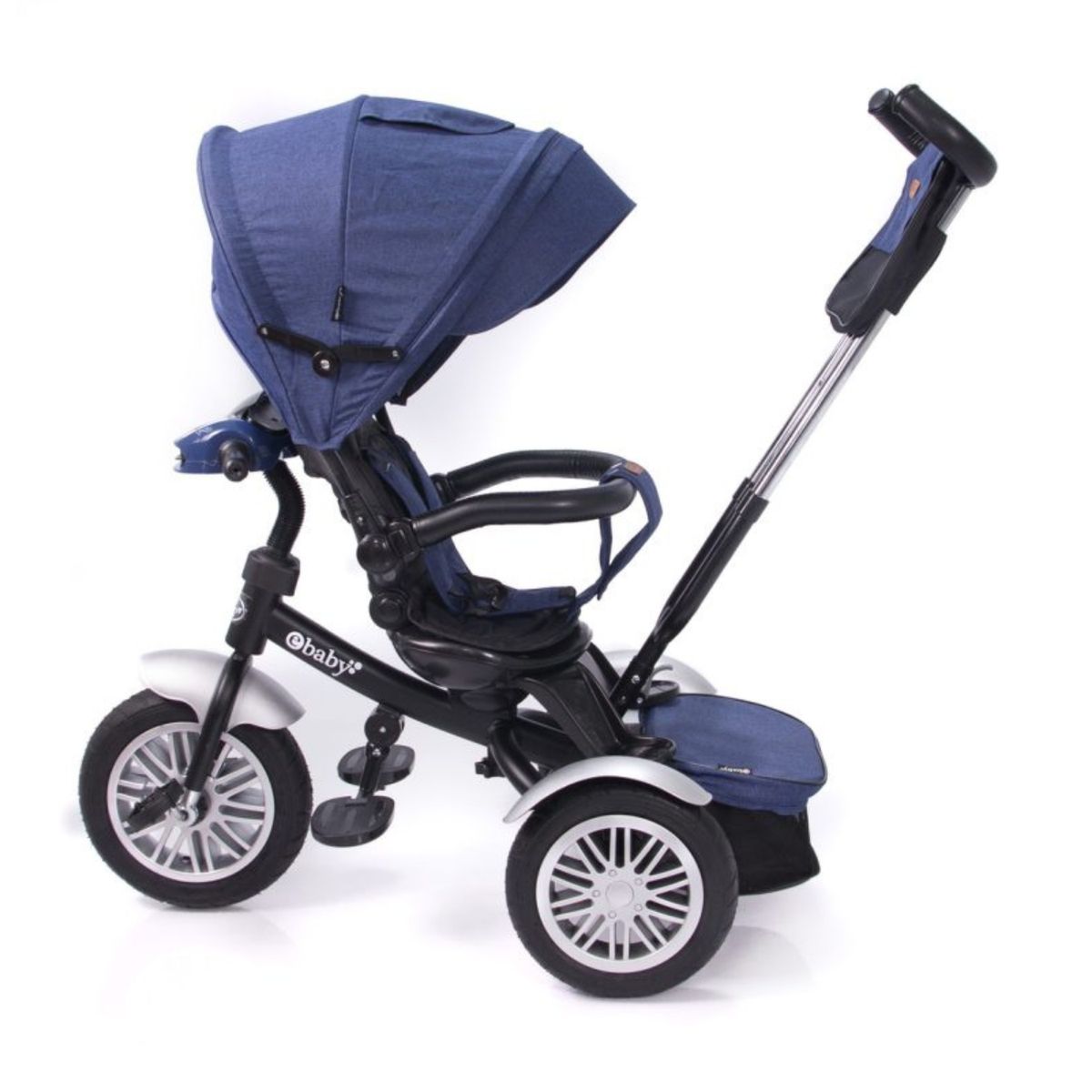EBABY - Triciclo para niños Giratorio Musical con Luces Zoe Azul