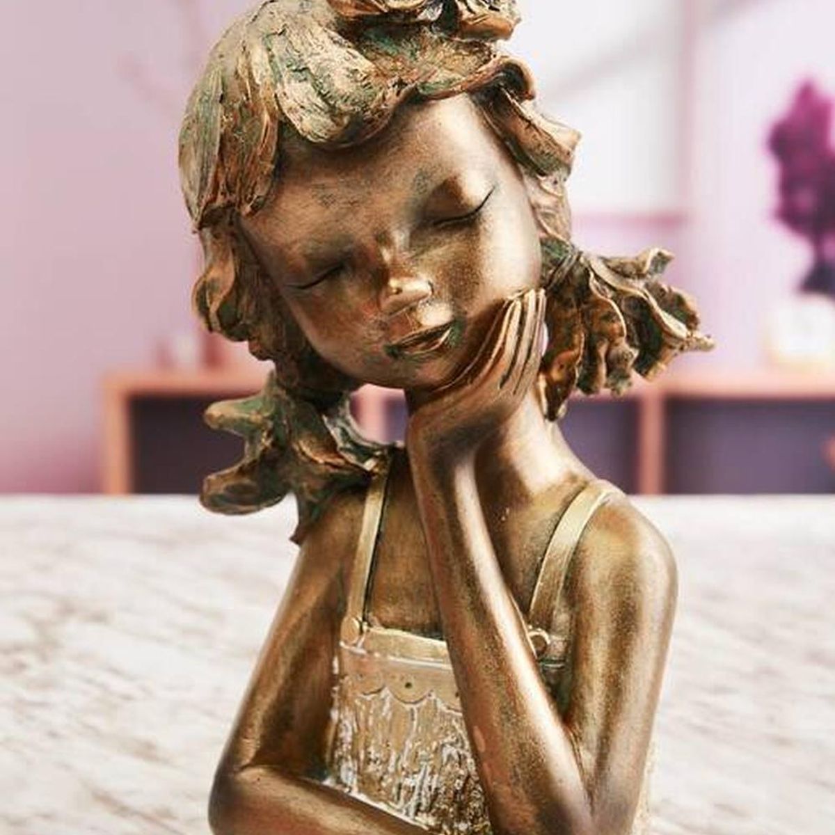 CONCEPTS LIFE - Adorno Niña Decor 18x17x30 cm