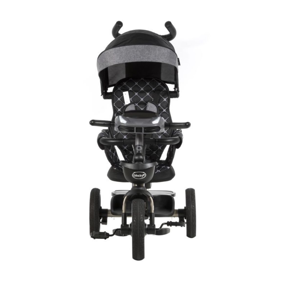 EBABY - Triciclo para niños Musical con luces Santorini Negro