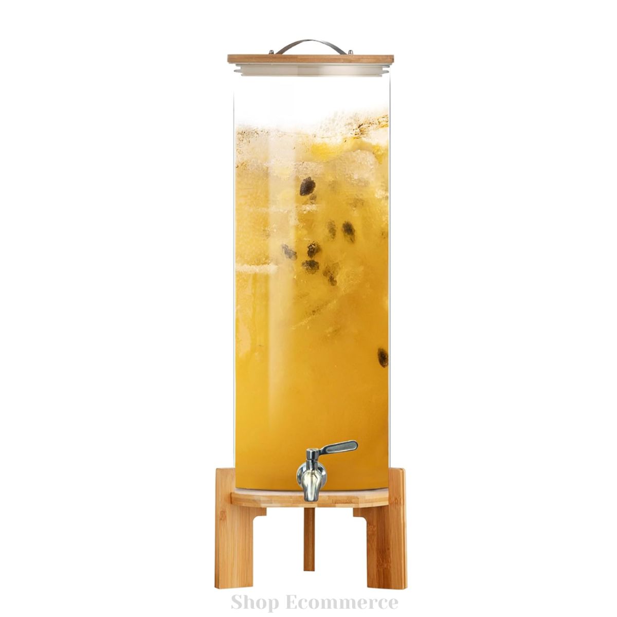 GENERICO - Dispensador de  bebidas  10    con base de madera