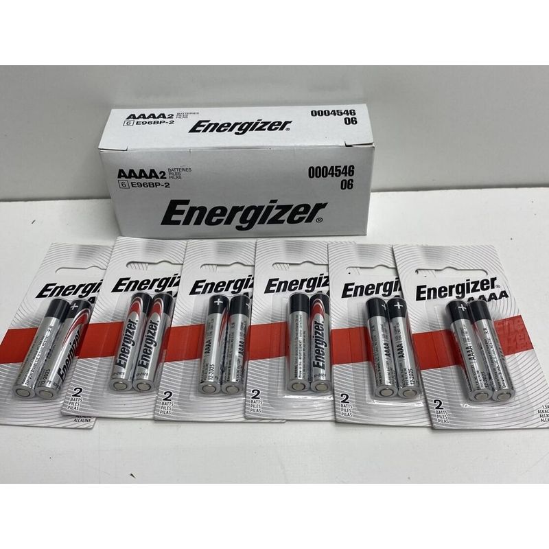 ENERGIZER - PILAS ENERGIZER AAAA X 12 UNIDADES (06 BLISTER X 2 UNIDADES)