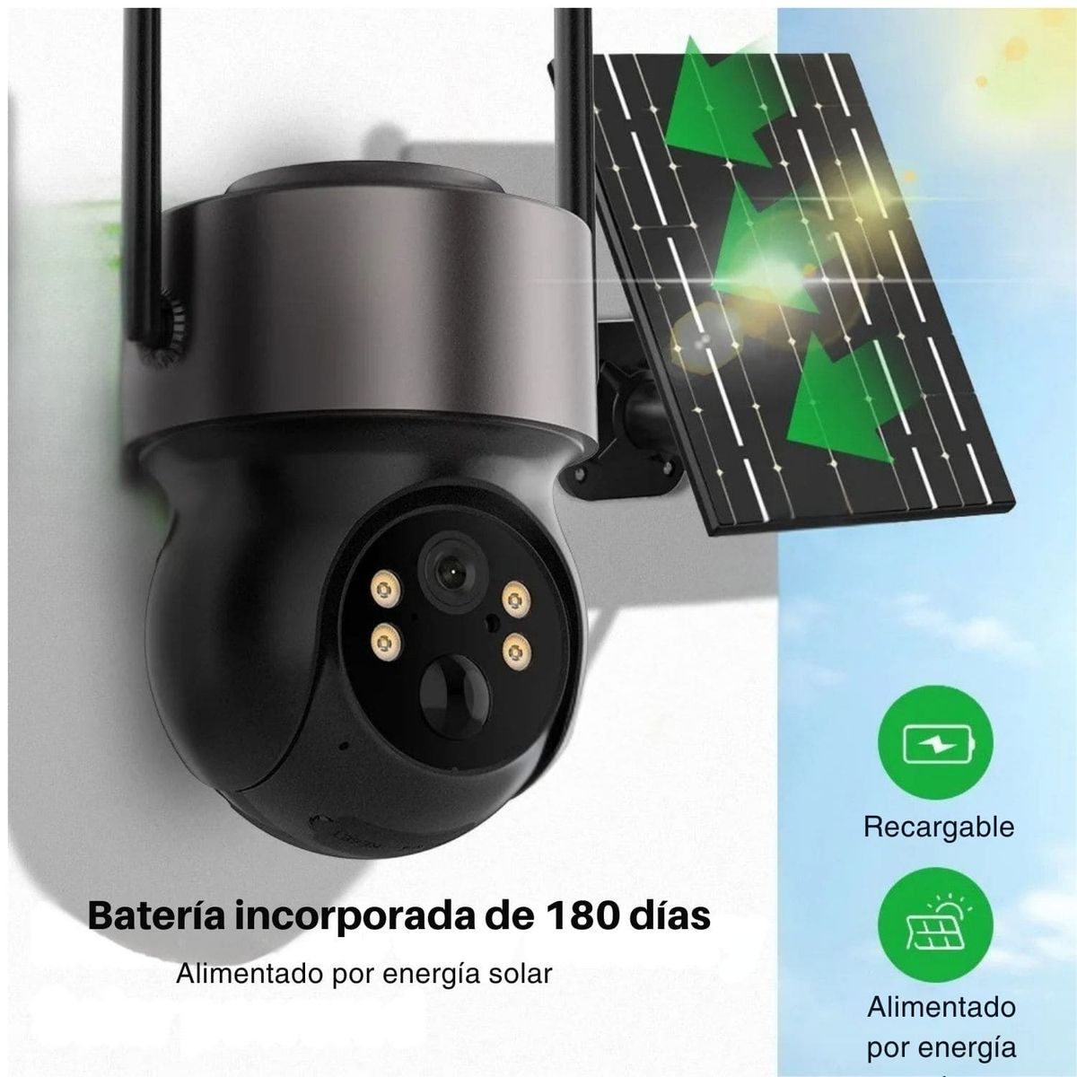 OEM - Camara de Seguridad con Chip y Panel Solar 4MP