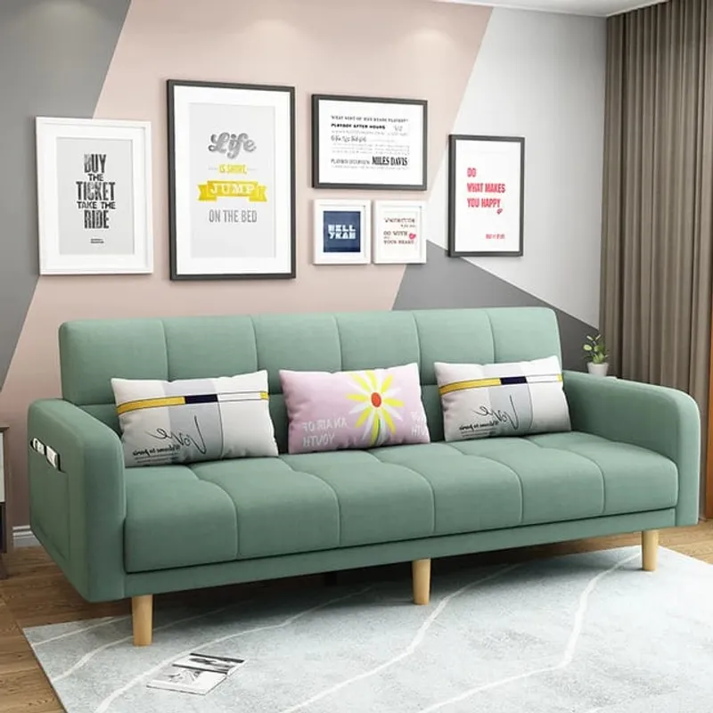 ARTSOFA - Sofá Eines dos cuerpos verde mate + obsequio