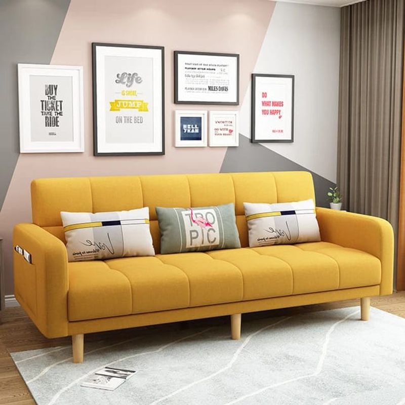 ARTSOFA - Sofá Eines dos cuerpos mostaza + obsequio