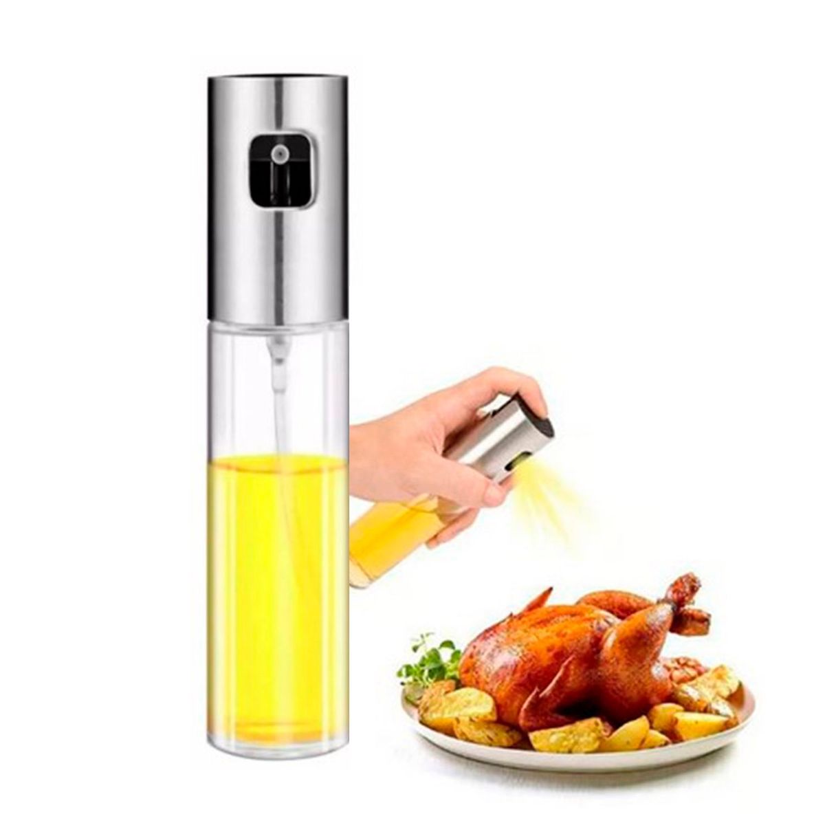 GENERICO - Aceitera En Spray Para Aceite Pulverizador Rociador Vinagre