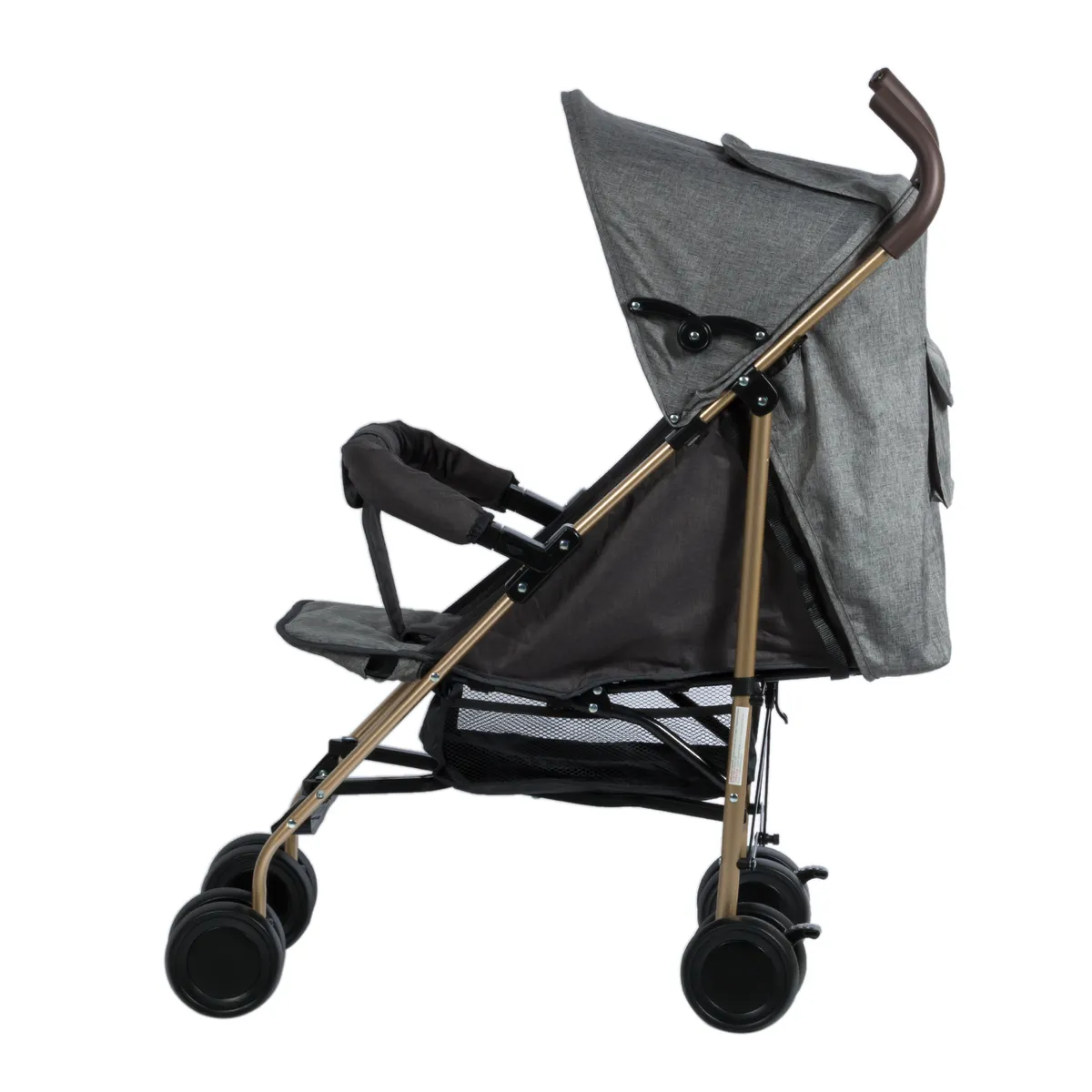 EBABY - Coche de Paseo Bastón para Bebe Travis Gris