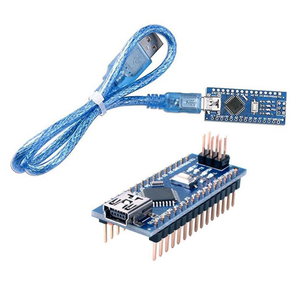 GENERICO - Placa Nano V30 ATMEGA328P CH340 DIY Compatible Arduino IDE con Pines