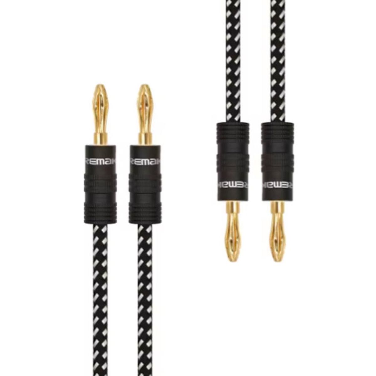 Original Cable Audio 1m Banana Dorado Macho Dual Reforzado 2u, marca VENTION - Foto 2