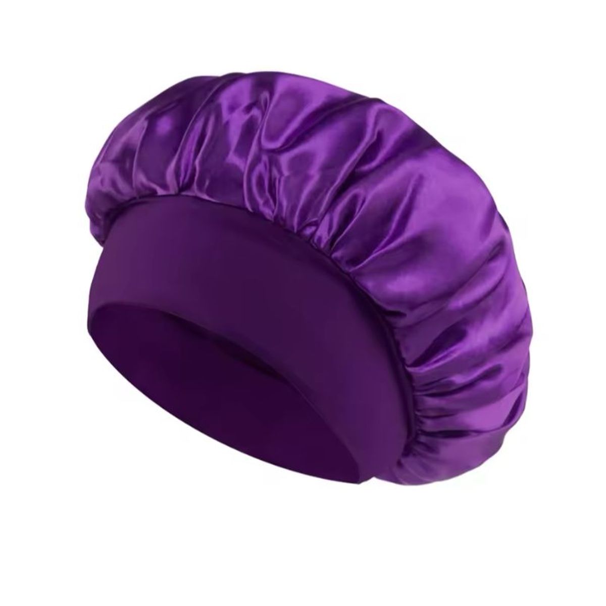 MORITA BAG STORE - GORRO SATIN PARA DORMIR CABELLO LISO Y RIZADO EVITA ENREDOS LILA OSCURO