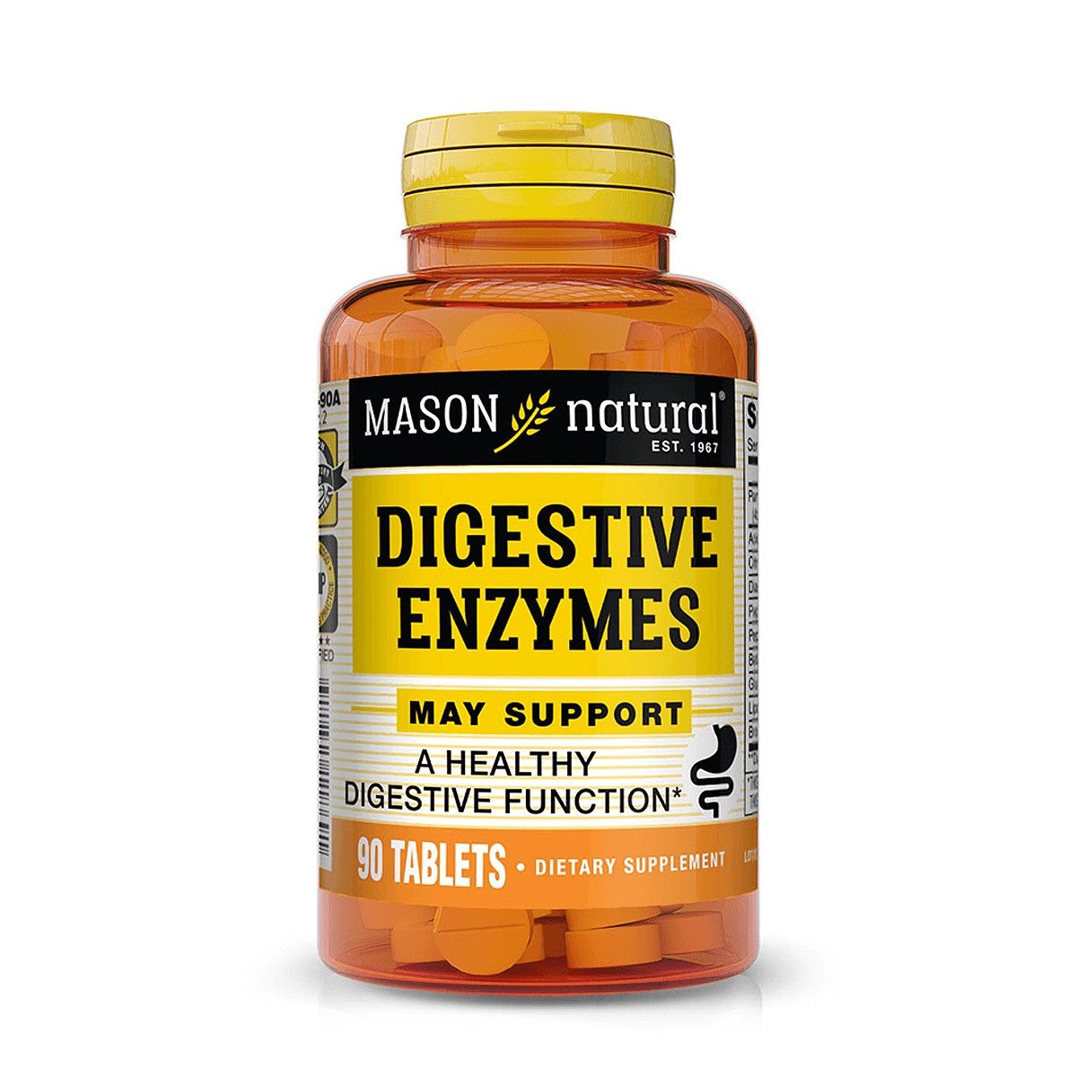 MASON NATURAL - MASON - Enzimas Digestivas 90 tabletas