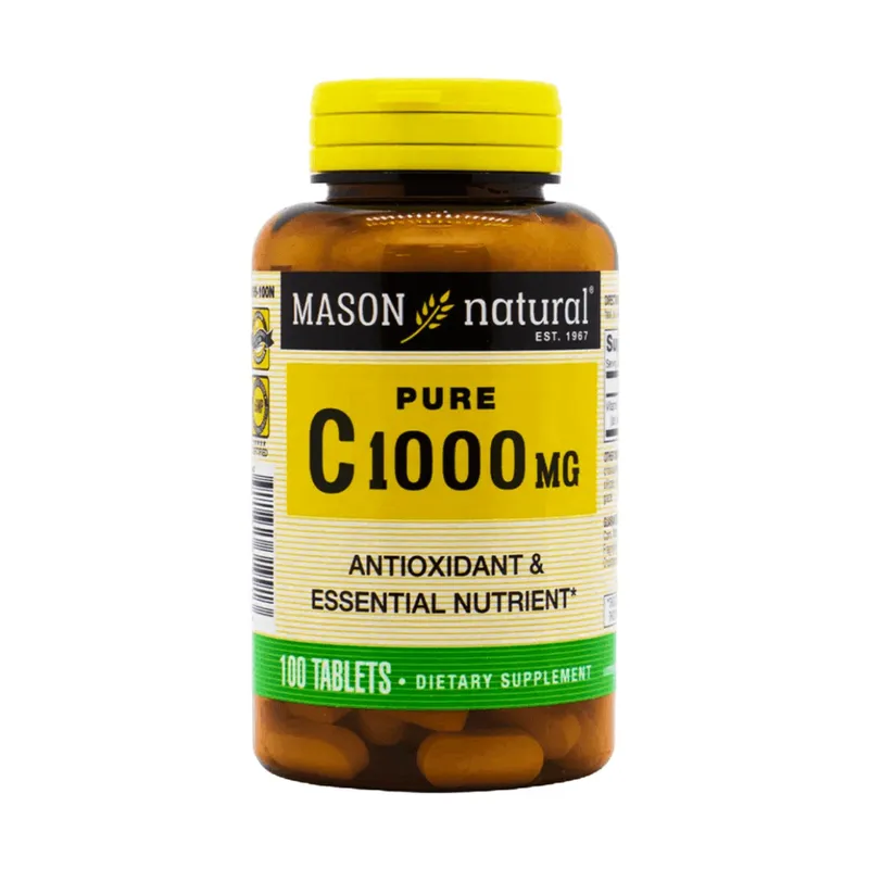 MASON NATURAL - VITAMINA C-1000 MG 100TABLETAS