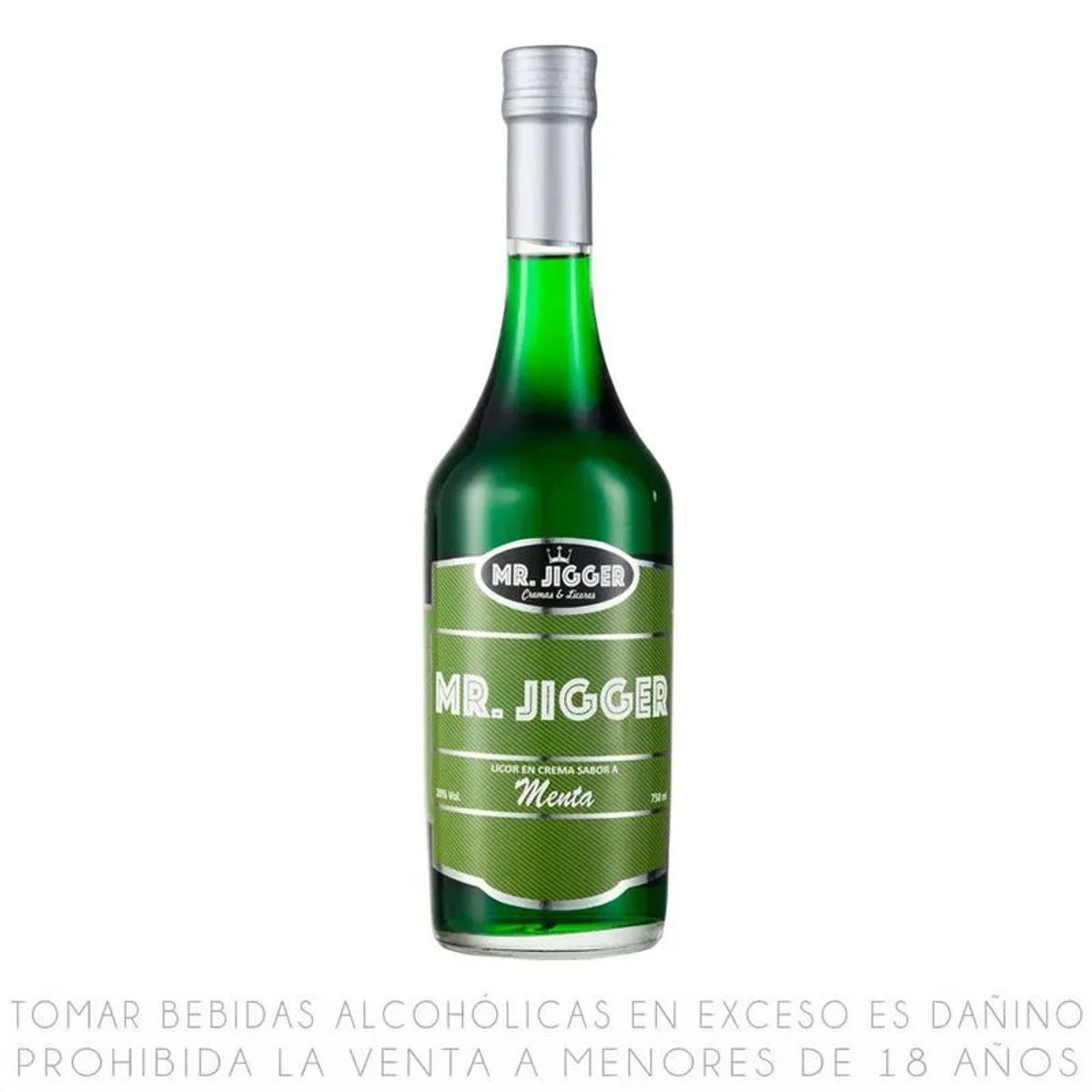 GENERICO - Licor MR JIGGER Menta Botella 750ml