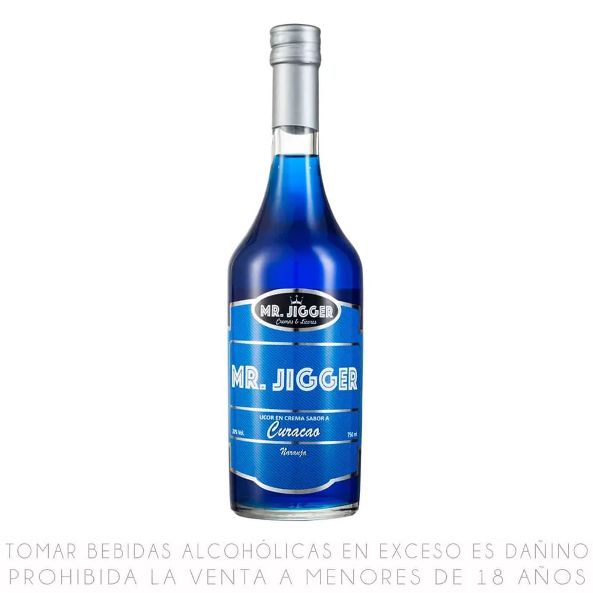 GENERICO - Licor MR JIGGER Curacao Botella 750ml