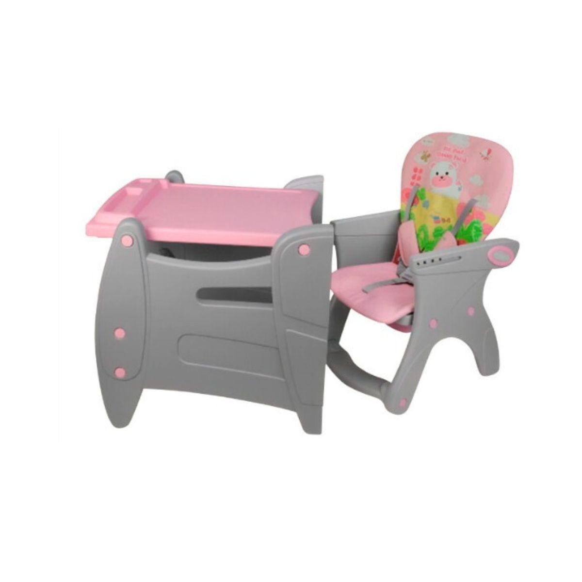 BABY KITS - Silla de comer Carpeta Magic Rosado
