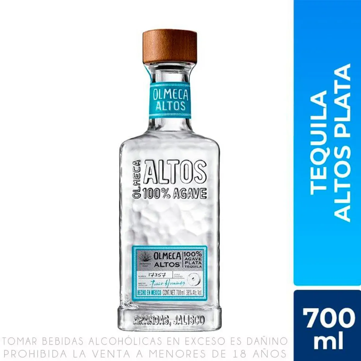 OLMECA - Tequila Olmeca Altos Plata 700ml