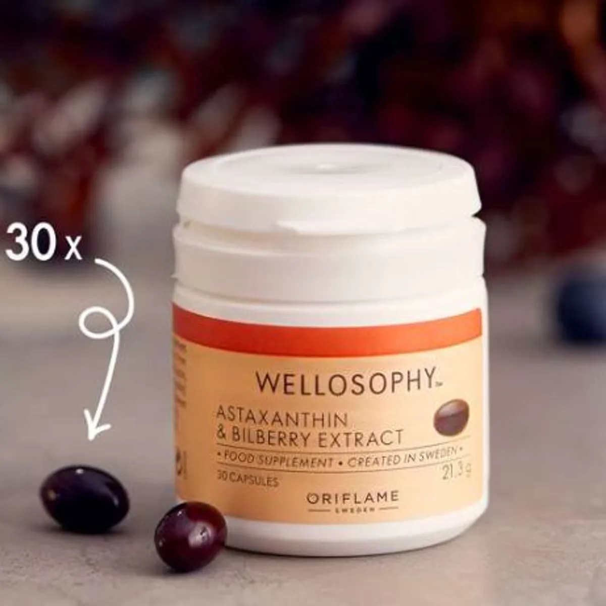 ORIFLAME - ASTAXANTINA CON ARANDANOS - ORIFLAME  - MADE IIN SUECIA